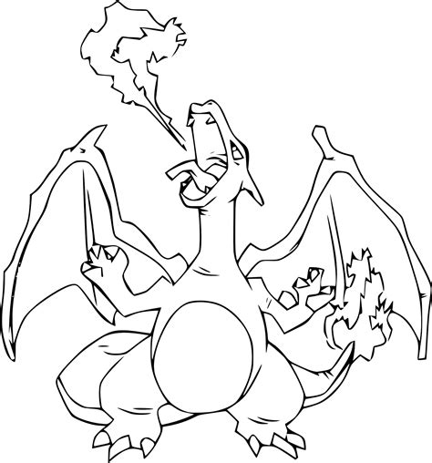 Charizard Coloring Pages (Free Printable PDF)